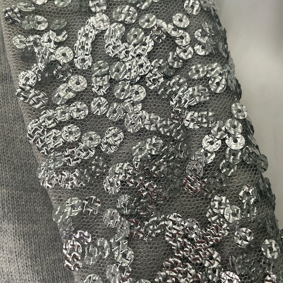 Magaschoni Moonlight Malange small sleeveless sparkle sweater dress tunic NEW - Picture 3 of 6